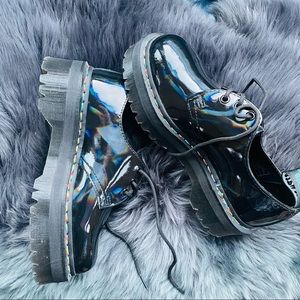 Dr. Martens Rainbow 1461 platform shoes UK6 W8